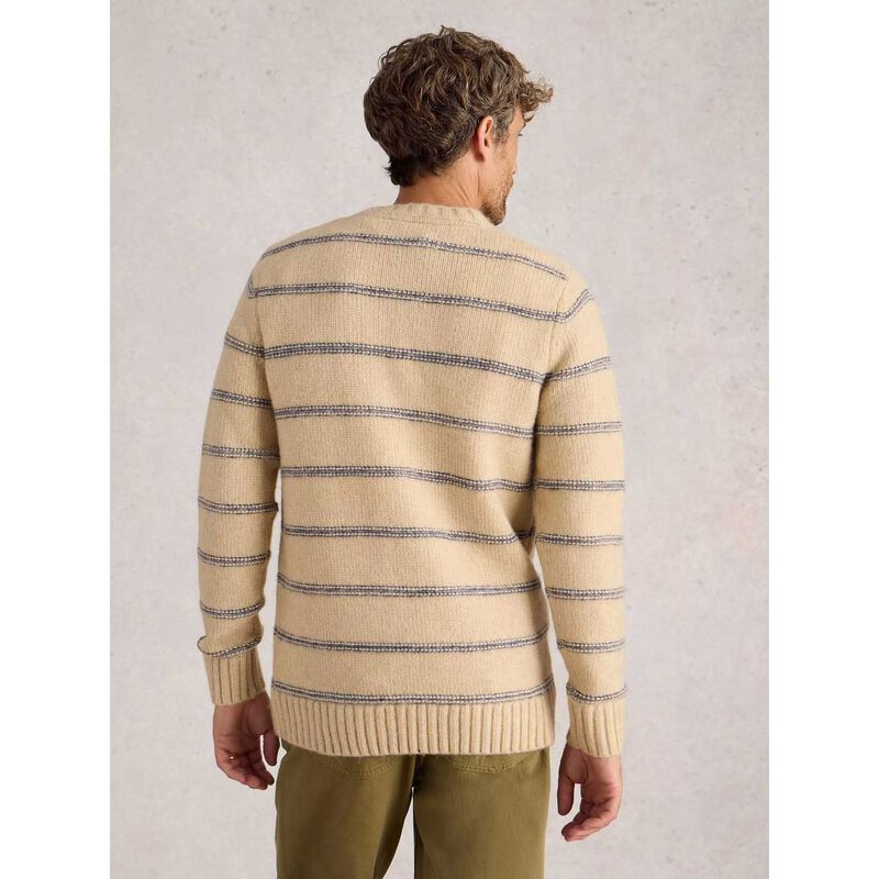 White Stuff Breton Stripe Crew Neck Jumper image number 1